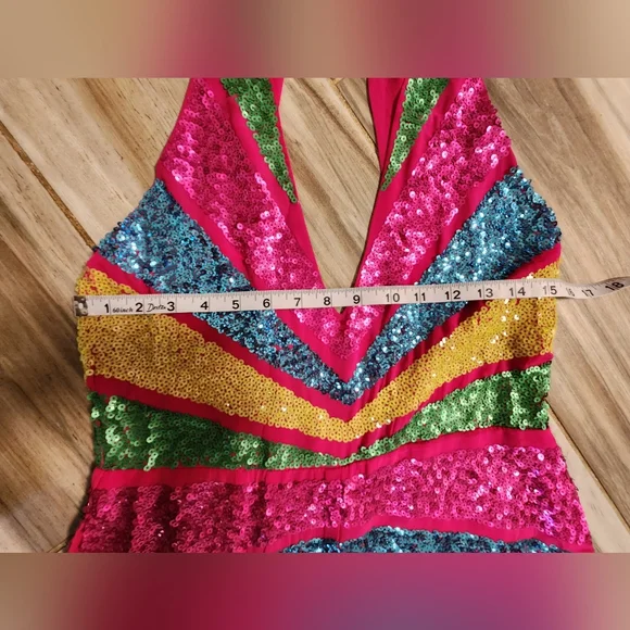Nasty Gal Multicolor Sequin Jumpsuit - Picture 14 of 14